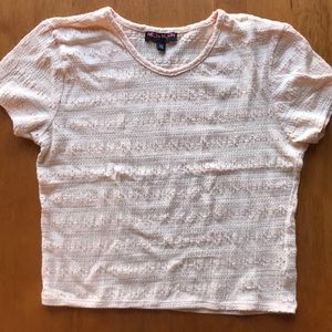 Peach crop t from Urban Outfitters size S